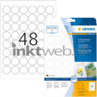 Herma-4387-Verwijderbare-papieretiket-rond-30mm-wit-wit